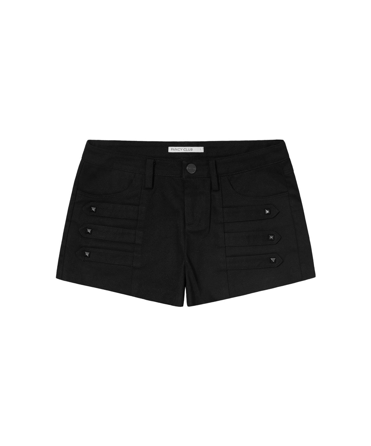 팬시클럽(FANCY CLUB) 배드걸 마이크로 숏츠 (BLACK) F26ZD469