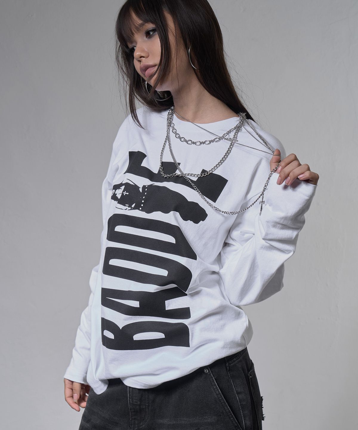 팬시클럽(FANCY CLUB) 배디 롱슬리브 (WHITE) F26ZB531