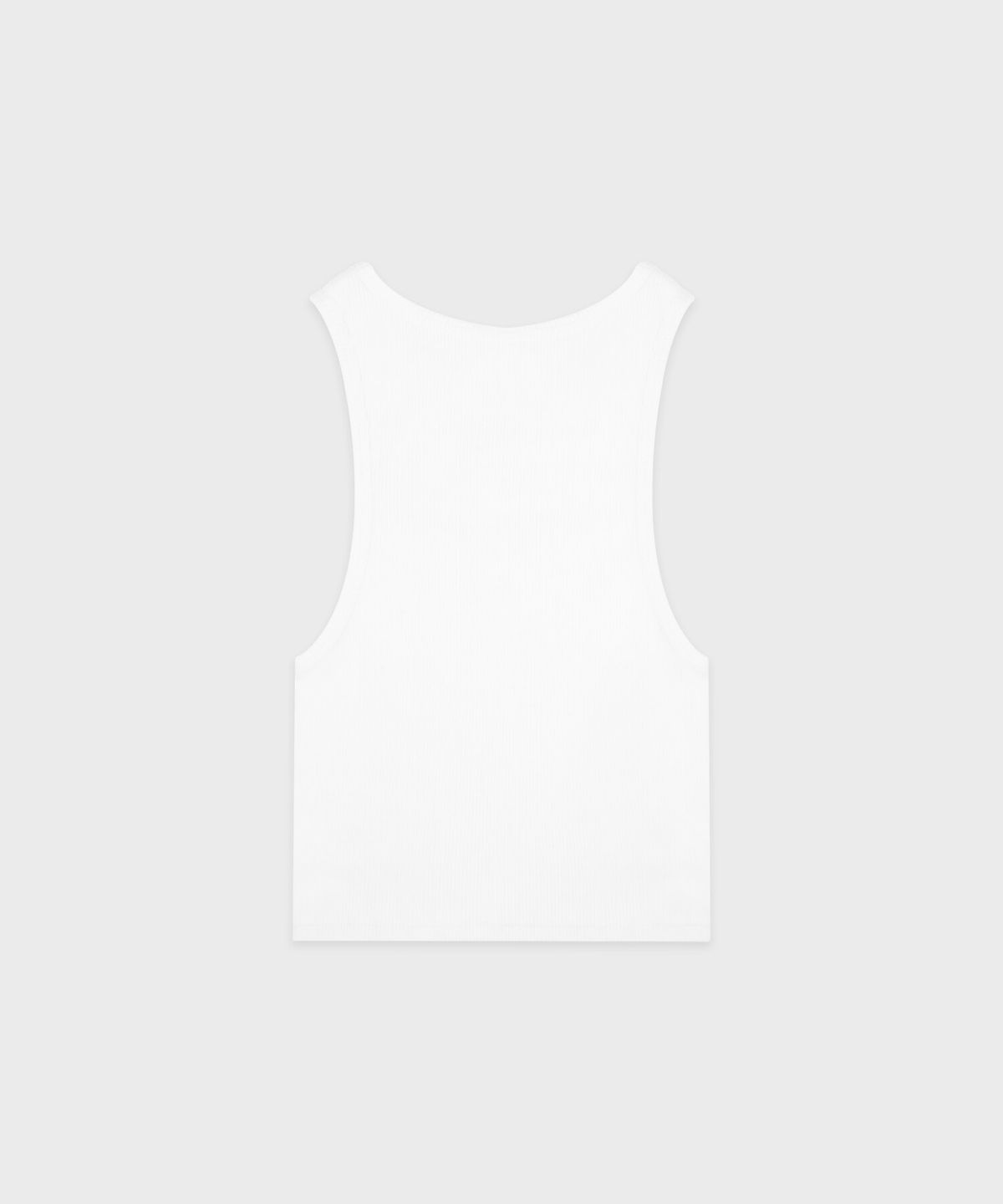 스포티앤리치(SPORTY&RICH) 브리트니 립 베이비 탱크탑 - 화이트 R263AWT012