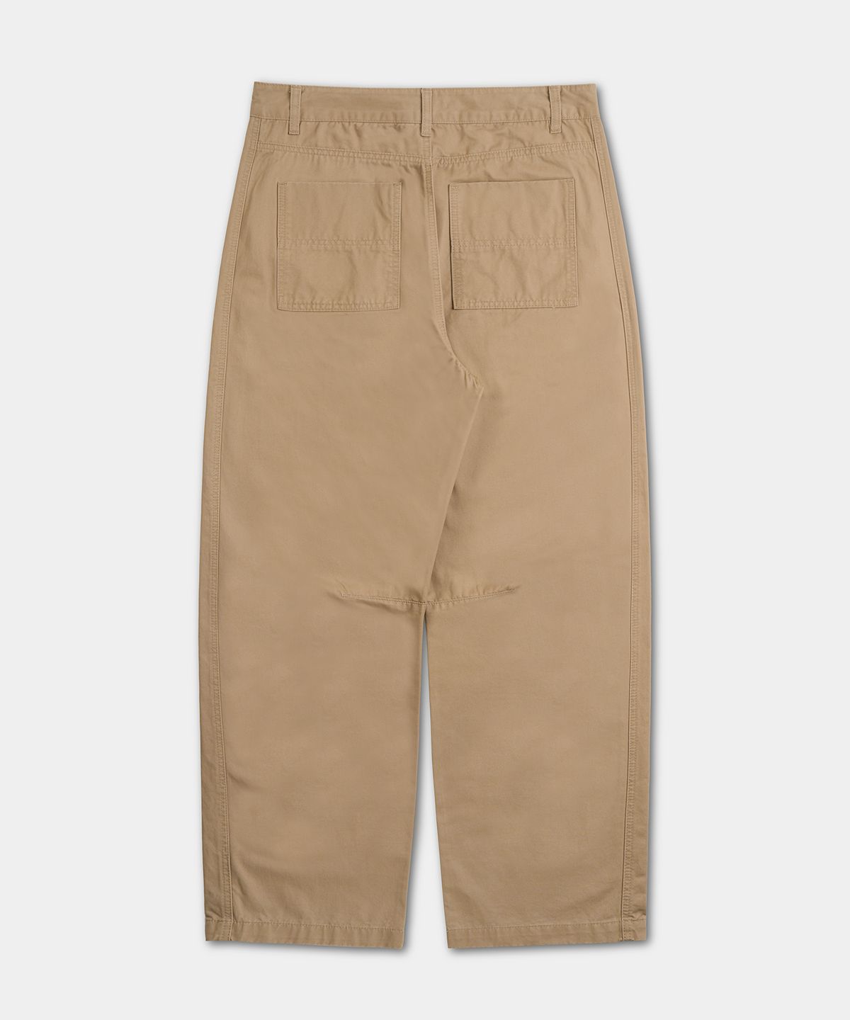 엑스컨테이너(EXCONTAINER) 브러쉬드 코튼 커브드 치노 팬츠 (BEIGE)