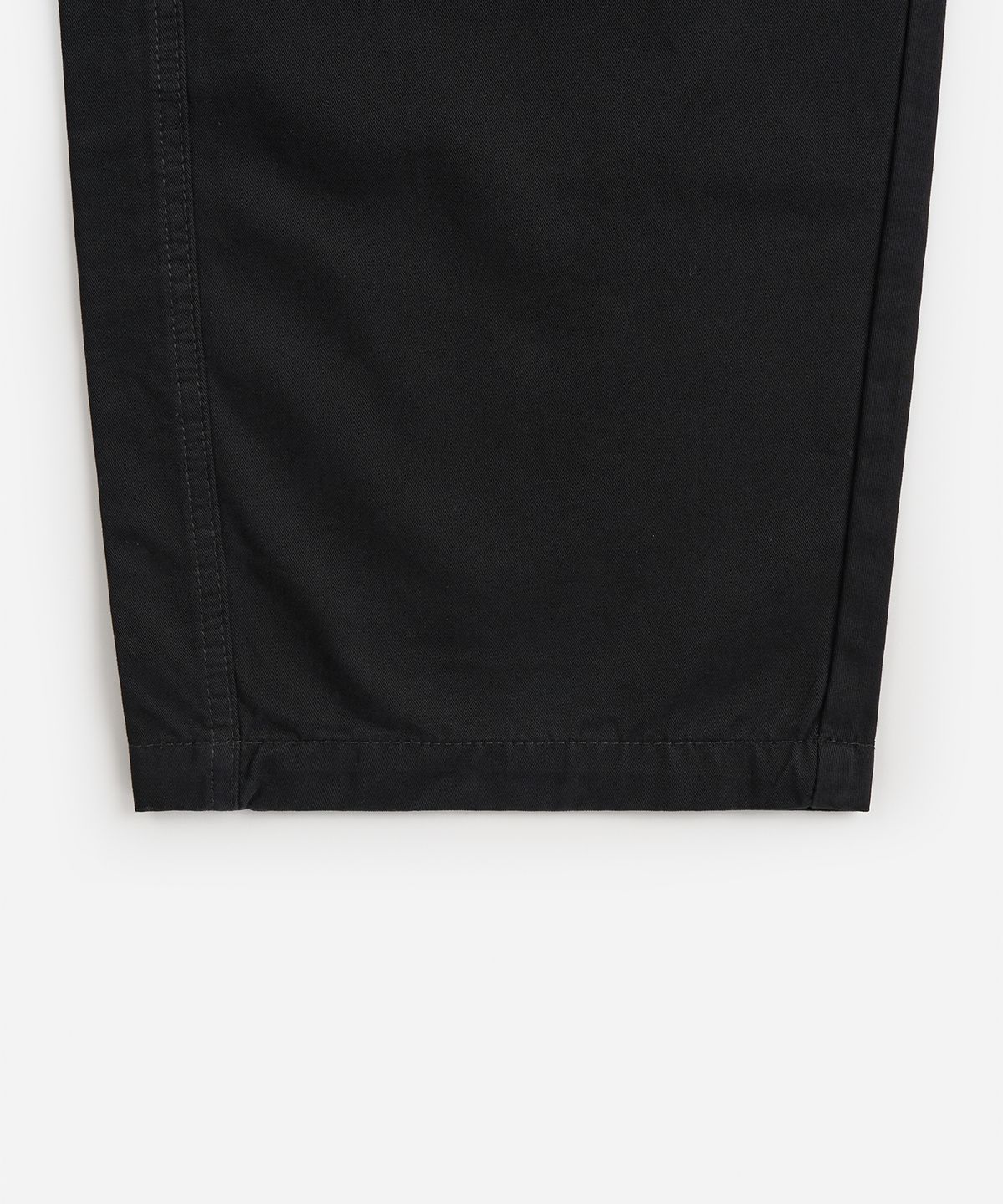 엑스컨테이너(EXCONTAINER) 브러쉬드 코튼 커브드 치노 팬츠 (BLACK)