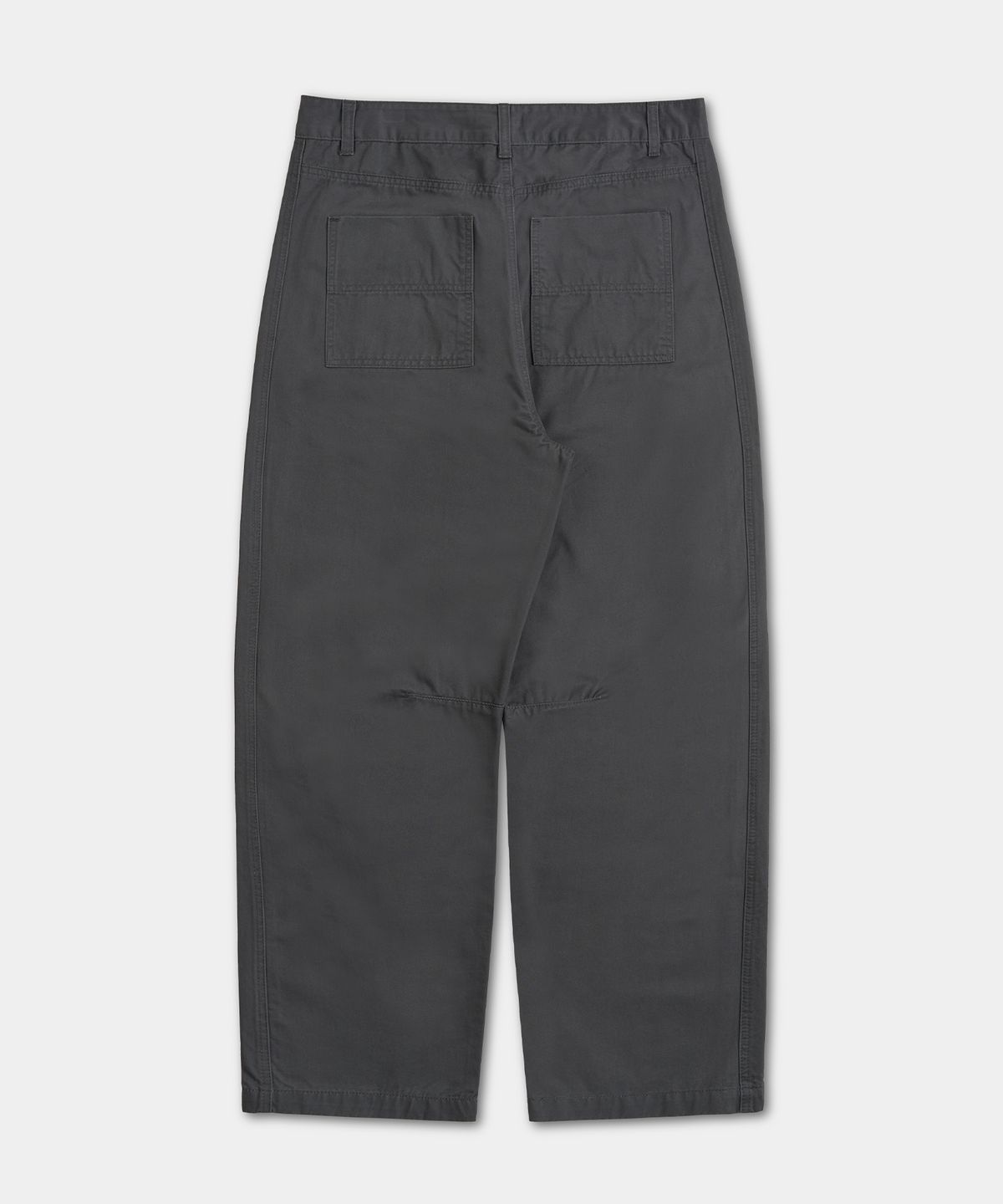 엑스컨테이너(EXCONTAINER) 브러쉬드 코튼 커브드 치노 팬츠 (CHARCOAL)