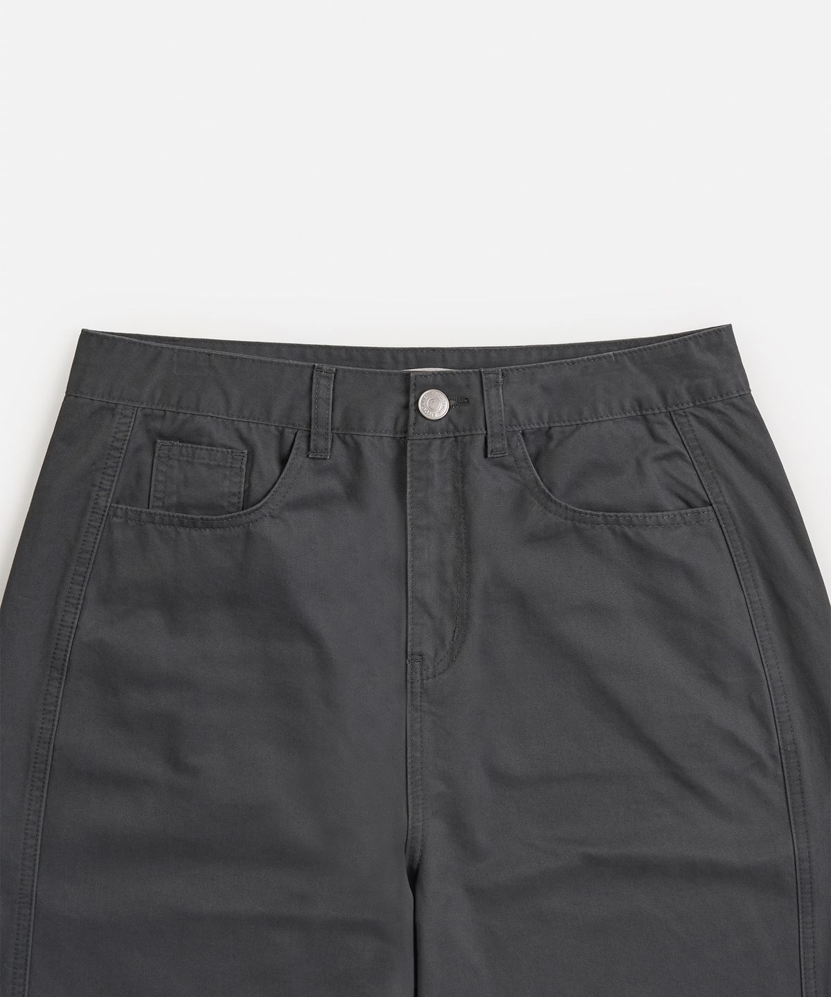 엑스컨테이너(EXCONTAINER) 브러쉬드 코튼 커브드 치노 팬츠 (CHARCOAL)