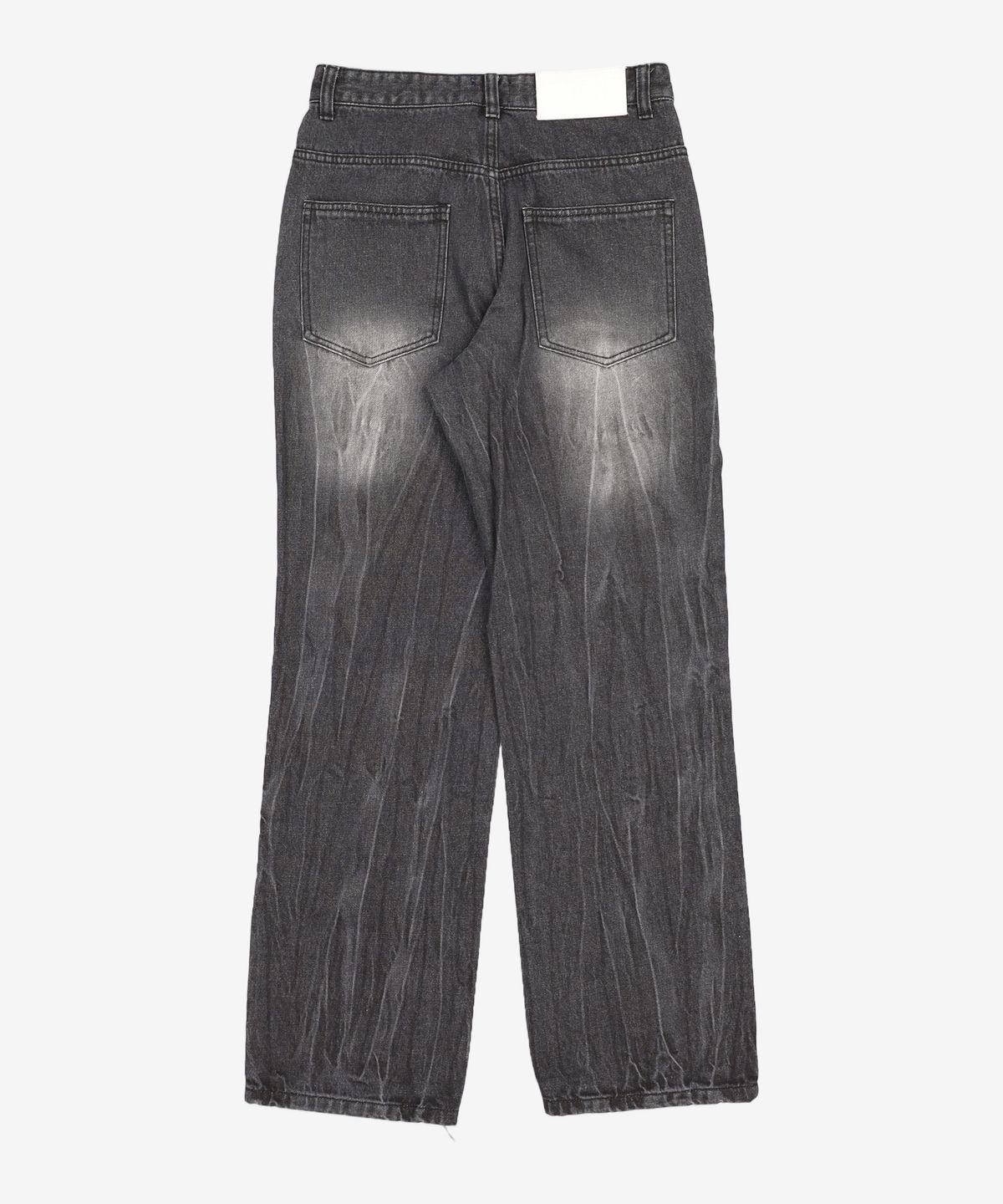 데케트(DECET) [AMC 데님]Dawn Semi Wide Jeans DCPT002AshBlack 26