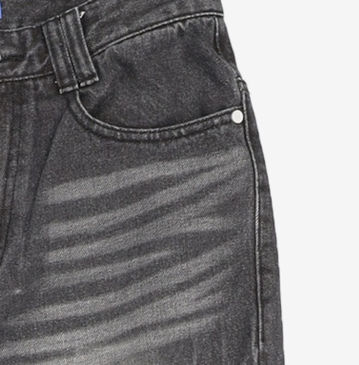 데케트(DECET) [AMC 데님]Dawn Semi Wide Jeans DCPT002AshBlack 26
