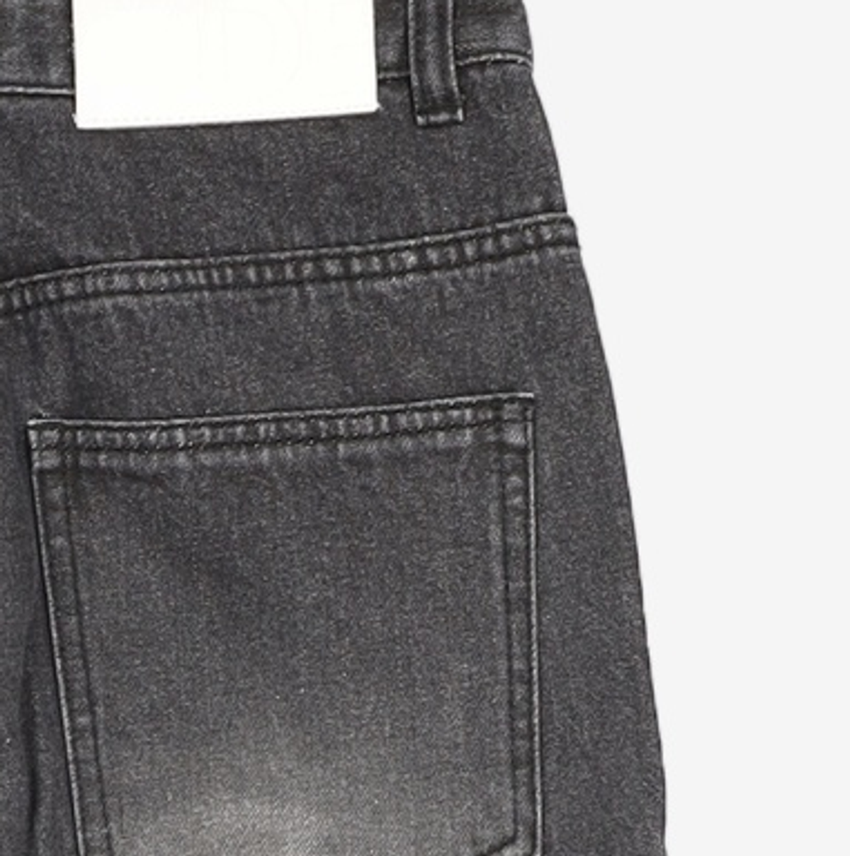 데케트(DECET) [AMC 데님]Dawn Semi Wide Jeans DCPT002AshBlack 26