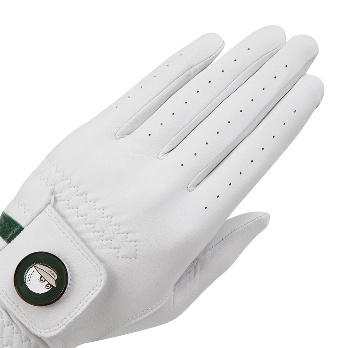 말본 골프(MALBON GOLF) 공용 베이직 볼마커 왼손 장갑 WHITE
