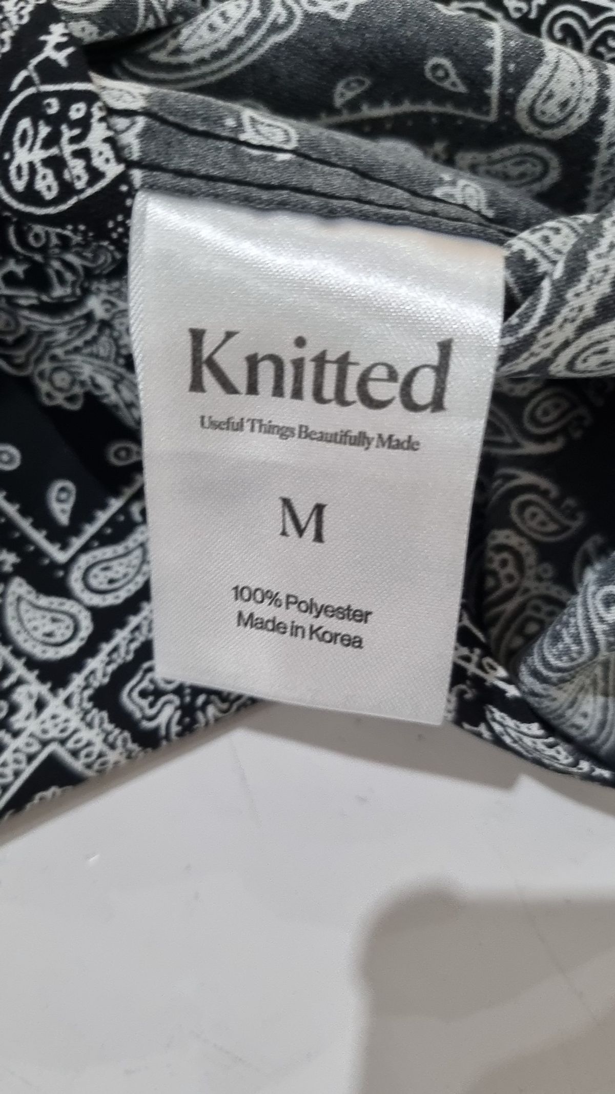 니티드(KNITTED) 캐주얼 셔츠 M