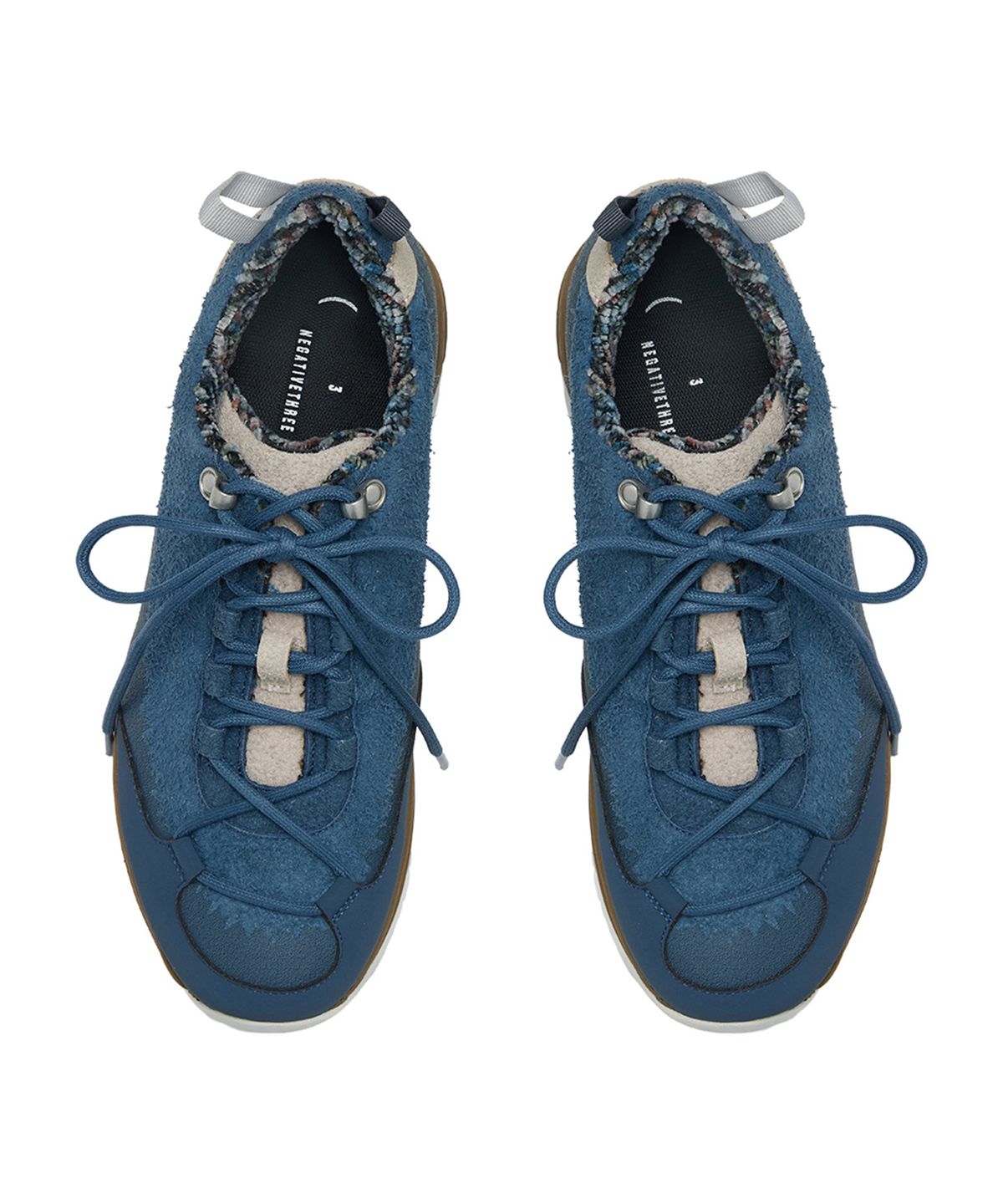네거티브쓰리(NEGATIVETHREE) NUSAL VIBRAM Trail Sneakers_Vintage Blue