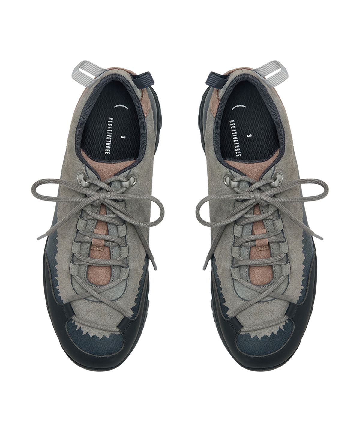 네거티브쓰리(NEGATIVETHREE) NUSAL VIBRAM Trail Sneakers_Greige