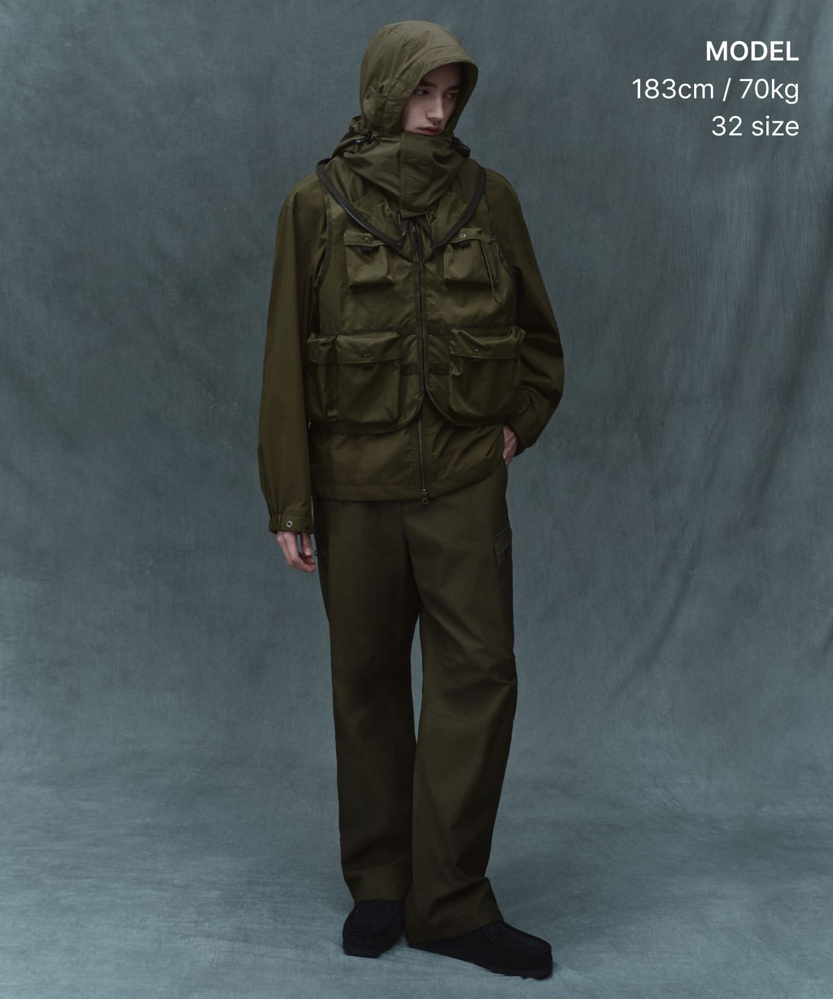 무신사 스탠다드(MUSINSA STANDARD) [알레산드로 푼제티] 아비스 카고 팬츠 [올리브]