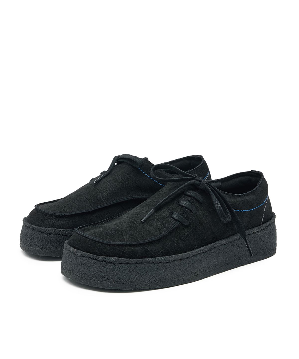 네거티브쓰리(NEGATIVETHREE) Side Lace up Mocca_Black