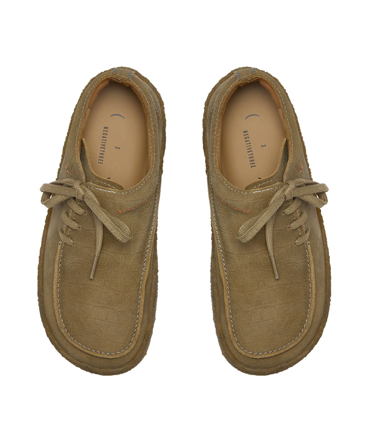 네거티브쓰리(NEGATIVETHREE) Side Lace up Mocca_Khaki Beige