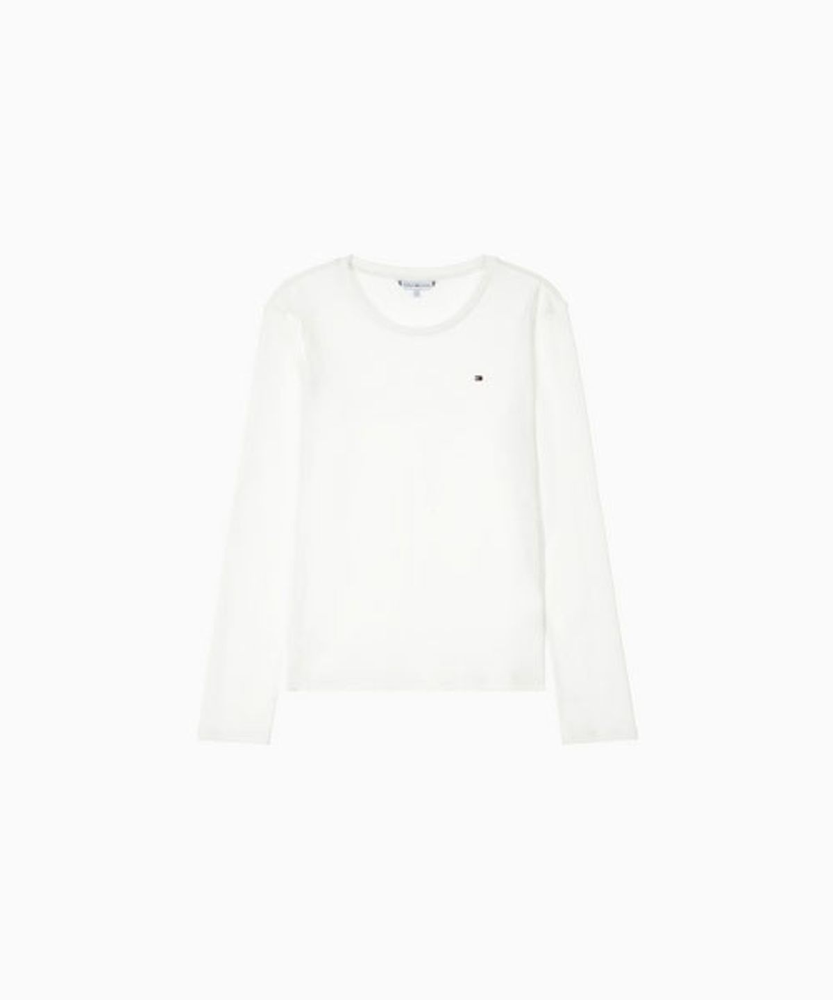 타미힐피거(TOMMY HILFIGER) 슬림 크루넥 롱슬리브 티셔츠 (T22G6TTO001WT2YBL)