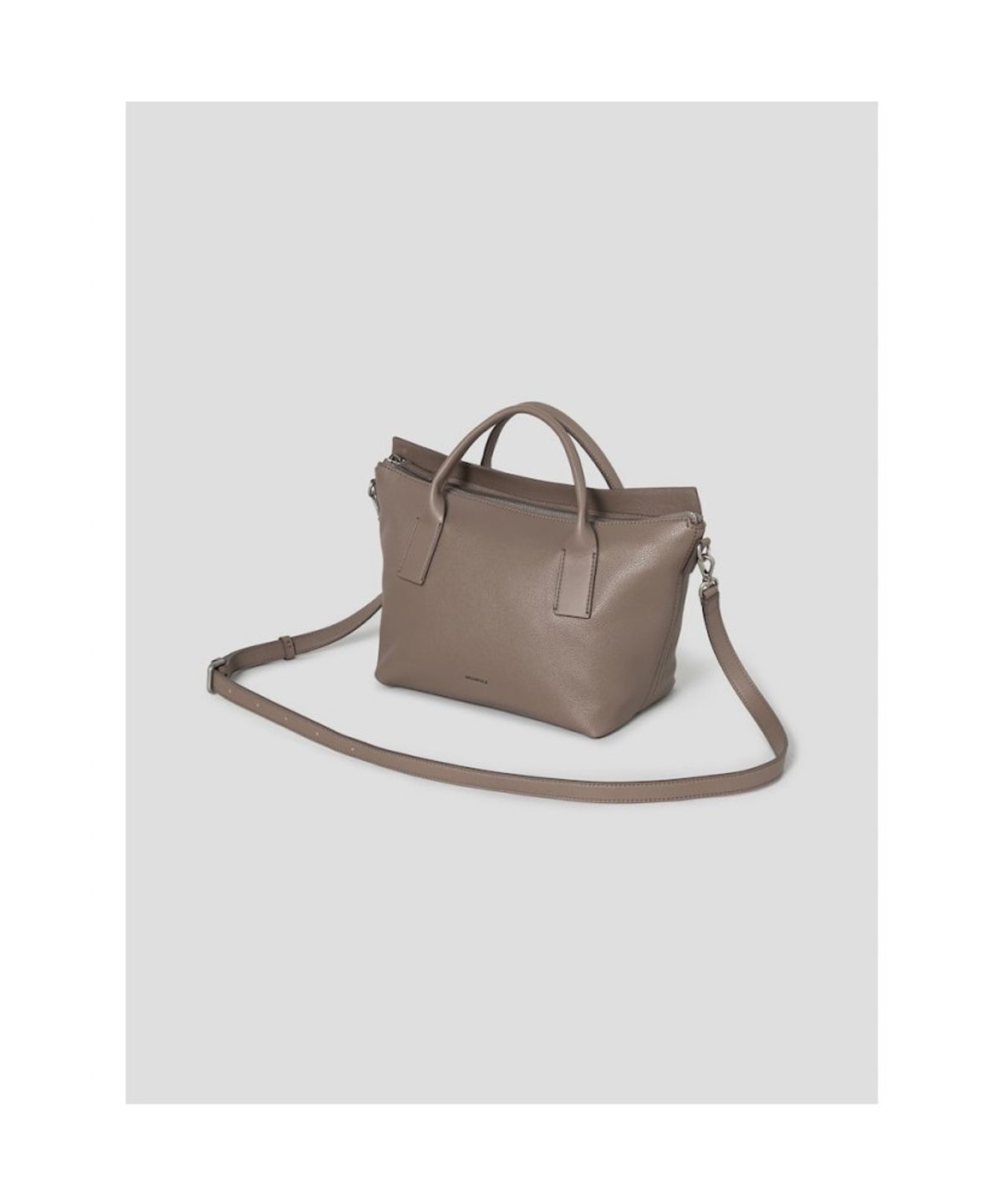 빈폴 액세서리(BEANPOLE ACCESSORY) 비엔 가죽 투핸들 토트백 - 베이지