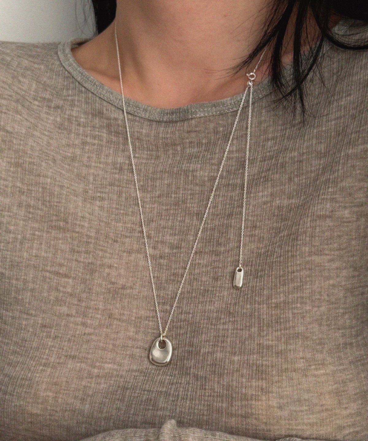 솔트유(SALT YOU) Melted Chord Necklace