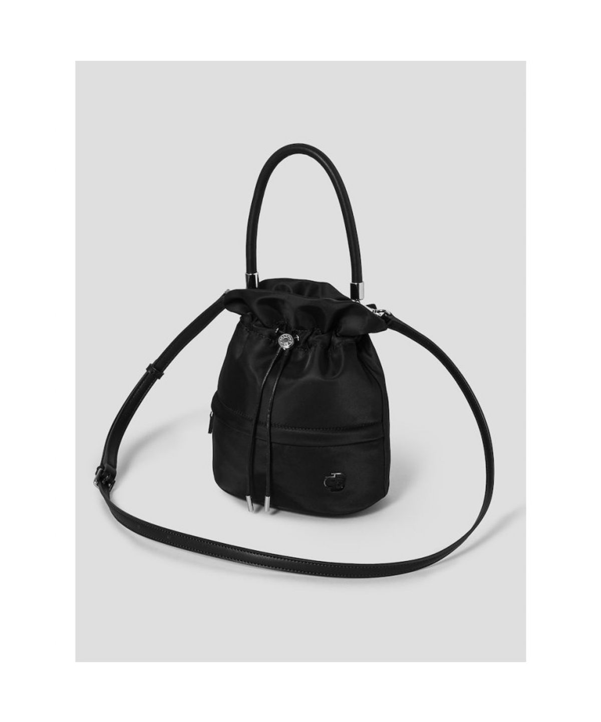 빈폴 액세서리(BEANPOLE ACCESSORY) 여성 나일론 버킷백 - 블랙