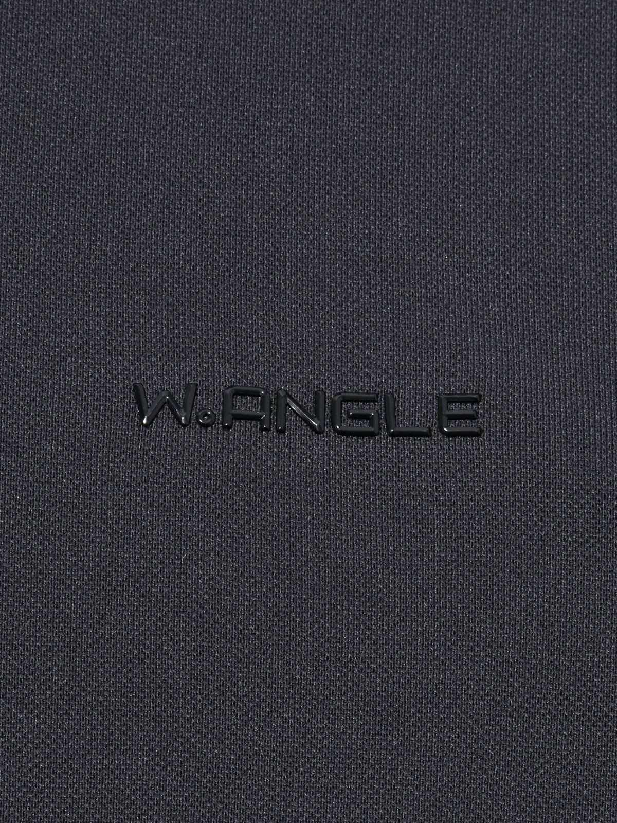 와이드앵글(WIDEANGLE) CO 소매 포인트 피케 카라 티셔츠 M_Charcoal