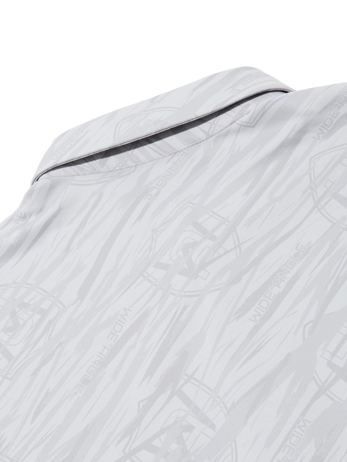 와이드앵글(WIDEANGLE) TO 와일드락 패턴 카라 티셔츠 M_Light Grey
