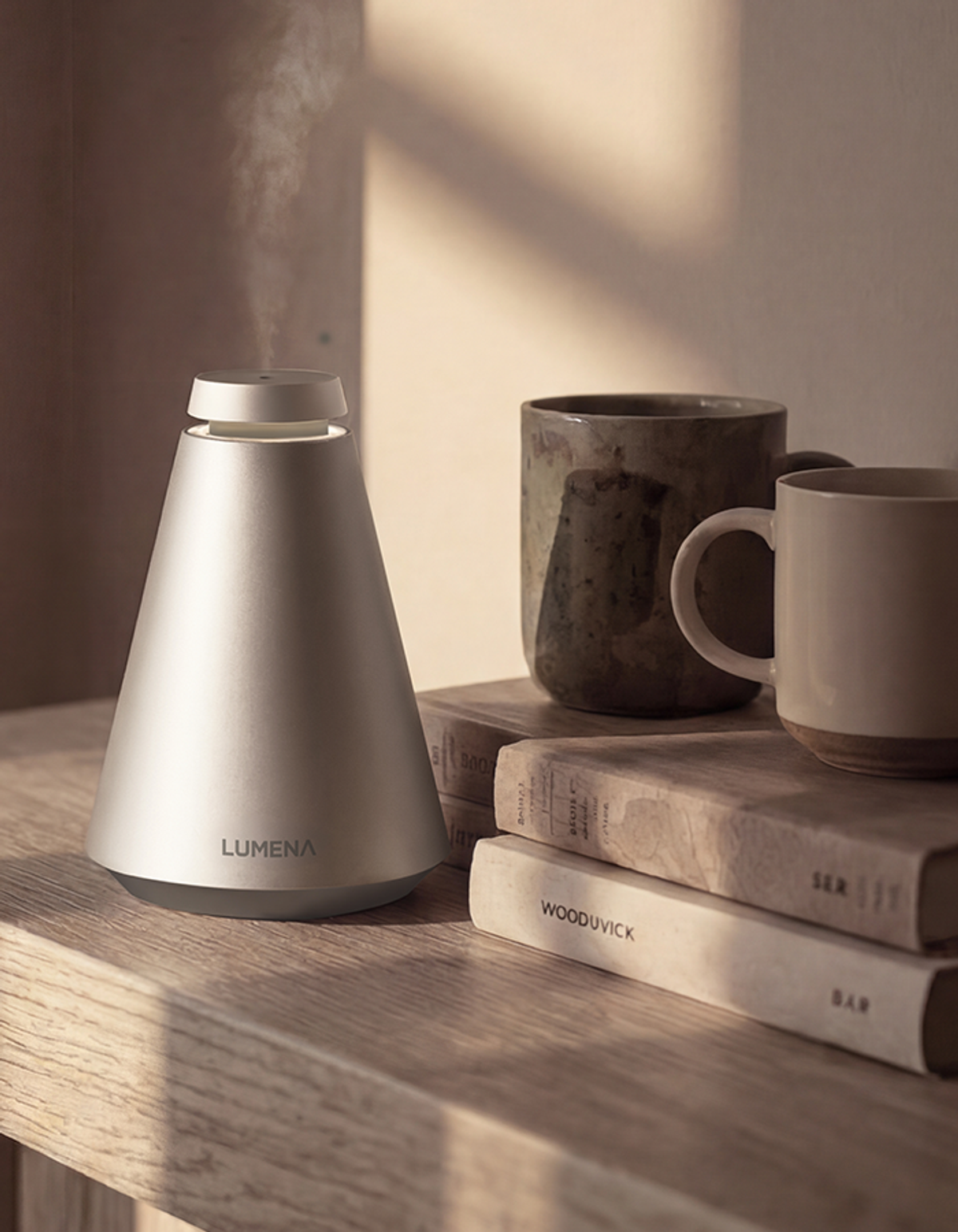 루메나(LUMENA) THE SCENT AD1 프리미엄 차세대 무선 아로마 디퓨저 패키지 [플래티넘 베이지]