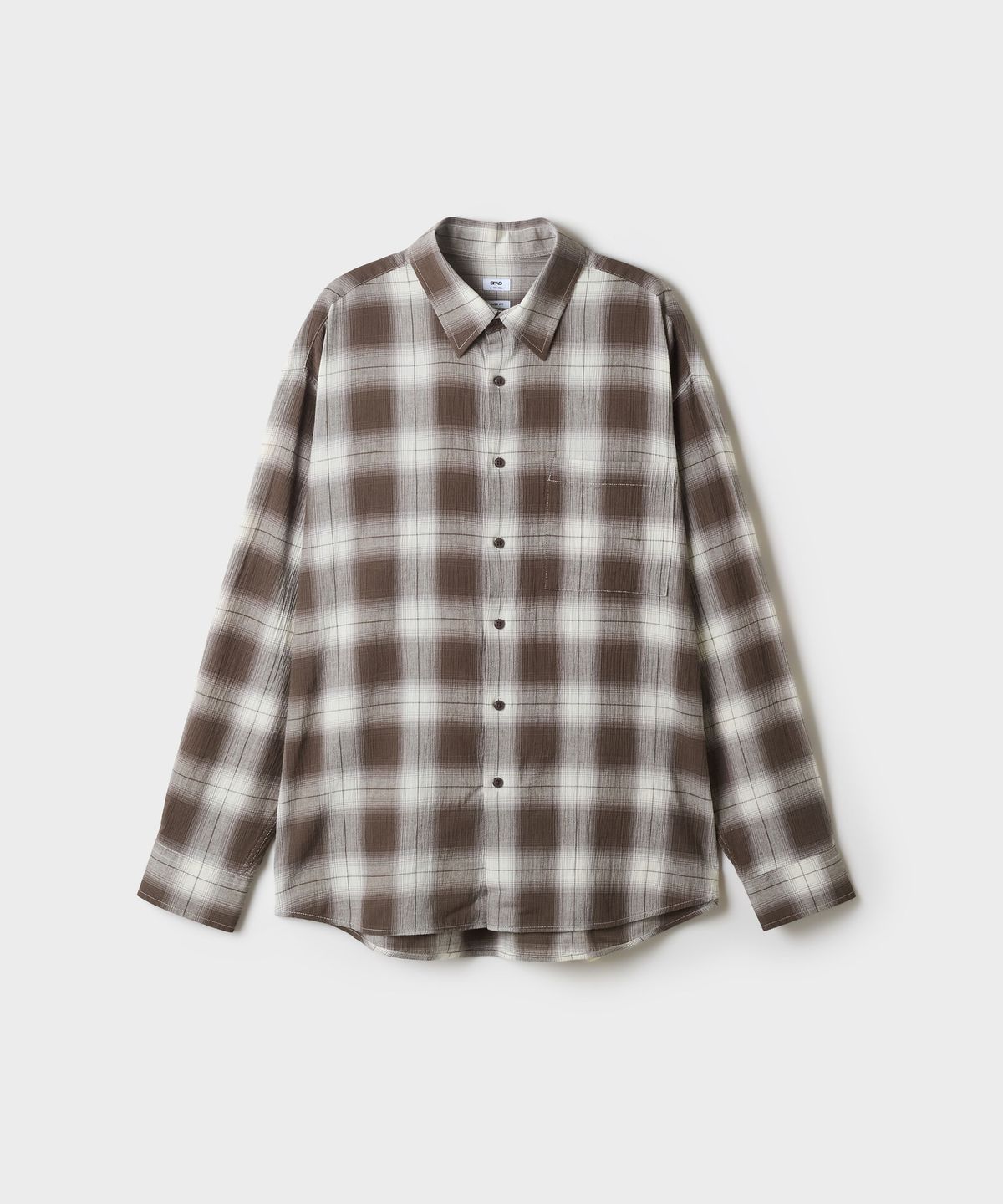스파오(SPAO) 긴팔 체크 셔츠_SPYCG49C98