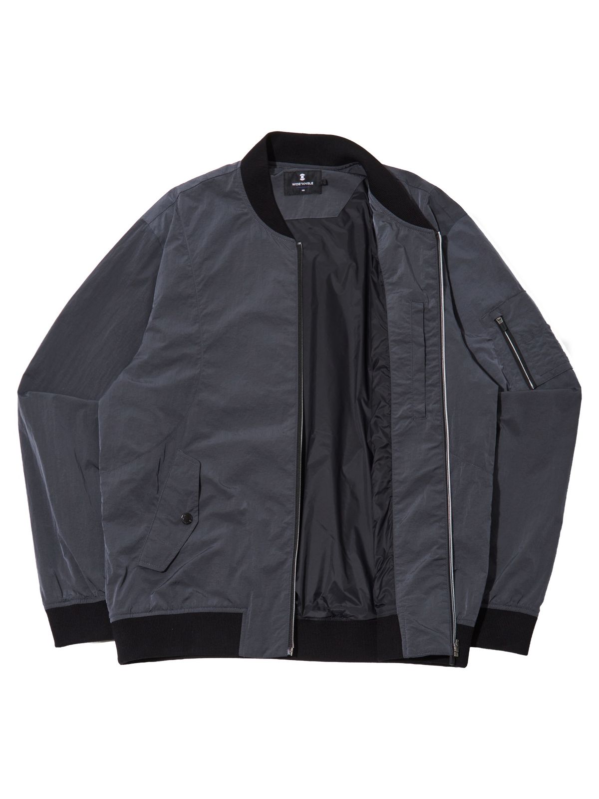 와이드앵글(WIDEANGLE) CO 브라이트 스타디움 자켓 M_COOL GREY