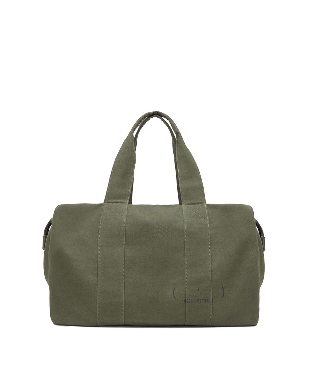 네거티브쓰리(NEGATIVETHREE) Folded Boston Bag_Washed khaki