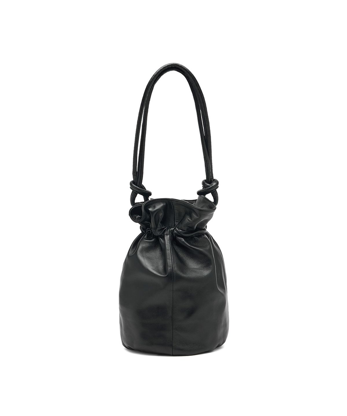 네거티브쓰리(NEGATIVETHREE) Sheepskin Bucket Bag_Black