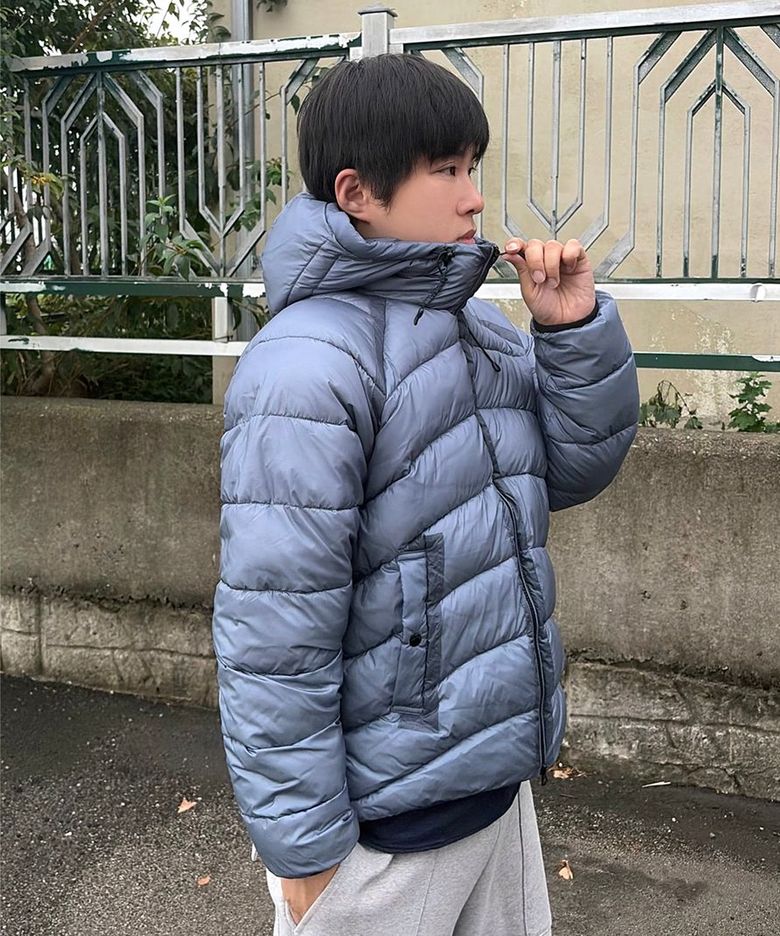 Sheer Nylon Padded jacket / WHJPG4933U