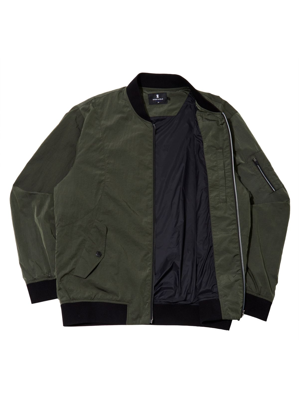 와이드앵글(WIDEANGLE) CO 브라이트 스타디움 자켓 M_Khaki