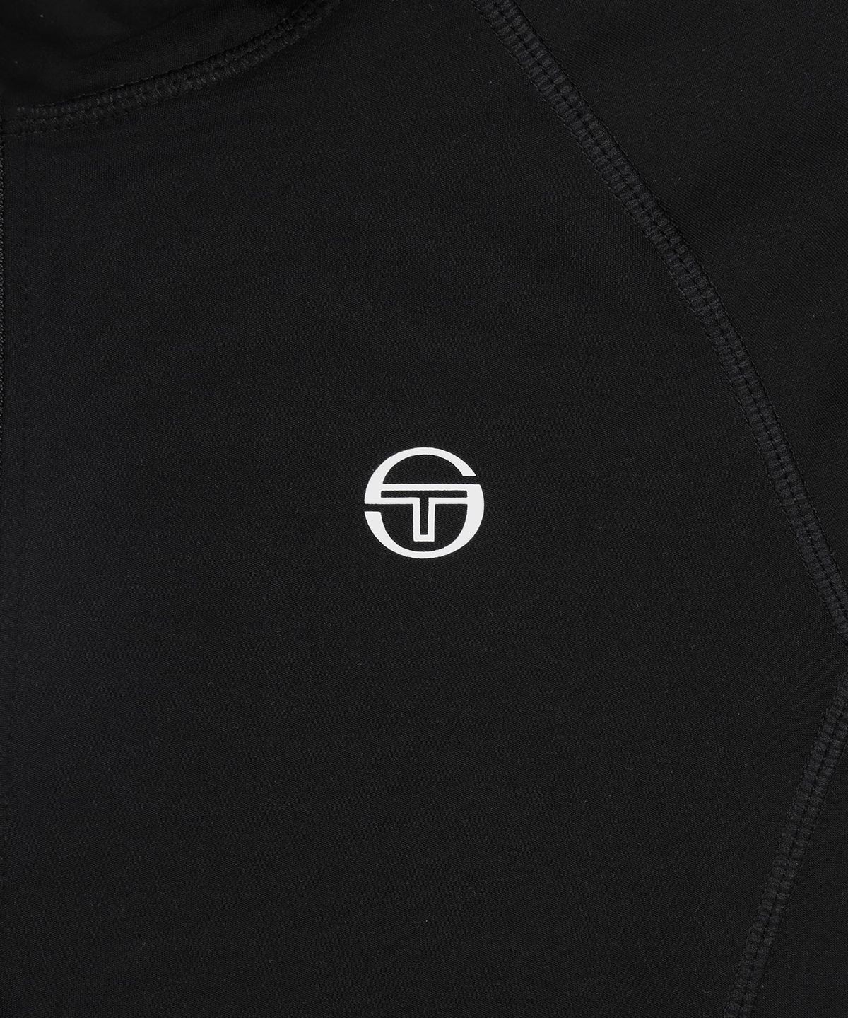 세르지오 타키니(SERGIO TACCHINI) W 마시멜로우 기모 슬림 후디 하프집 (Black)