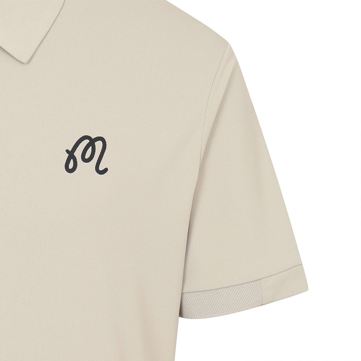 말본 골프(MALBON GOLF) XERO 피케 폴로 티셔츠 BEIGE (MAN)
