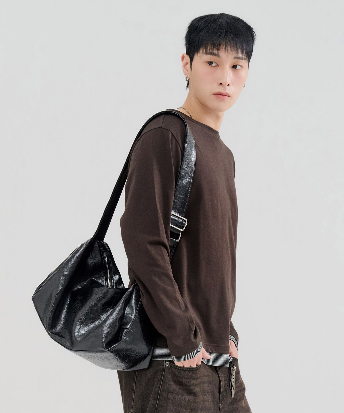 체이스컬트(CHASECULT) 남성 레이어드 긴팔 티셔츠-FERK5111B08