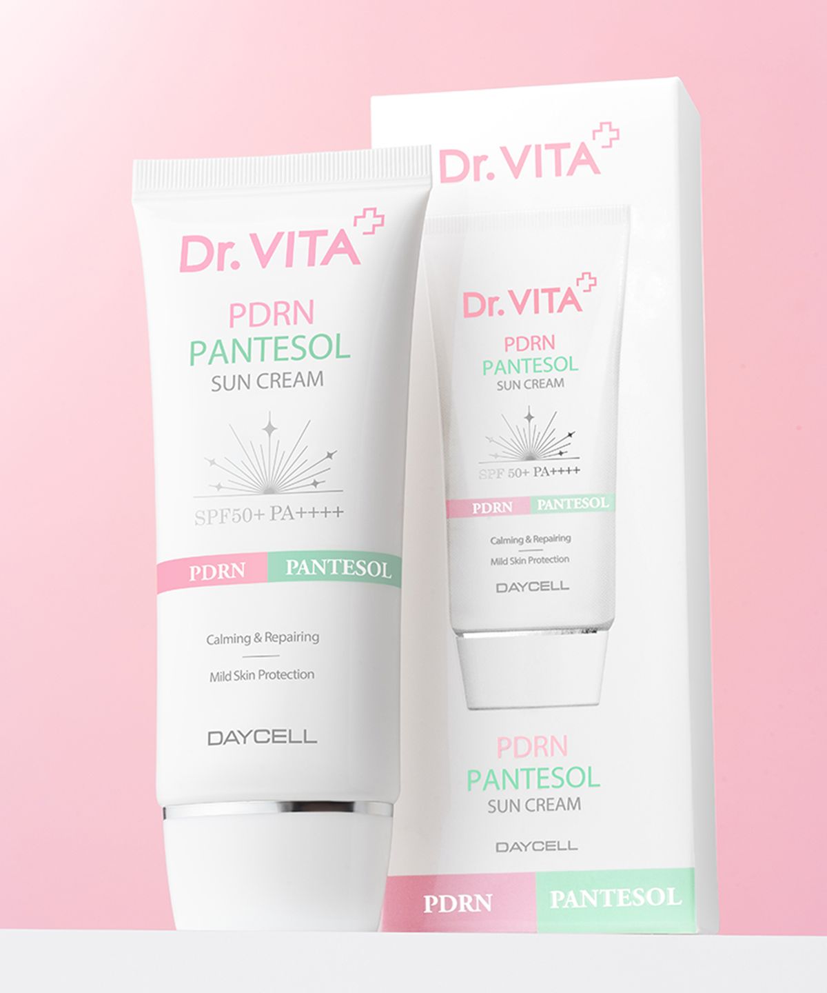 닥터비타(DRVITA) [2pack] PDRN 판테솔 무기차자 선크림 50g