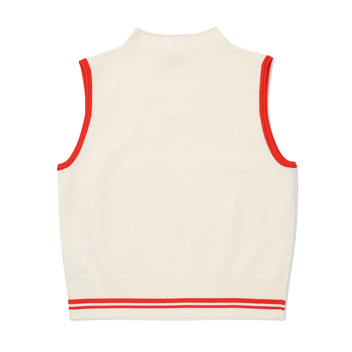 말본 골프(MALBON GOLF) 카라 모크넥 니트베스트 OFF WHITE (WOMAN)