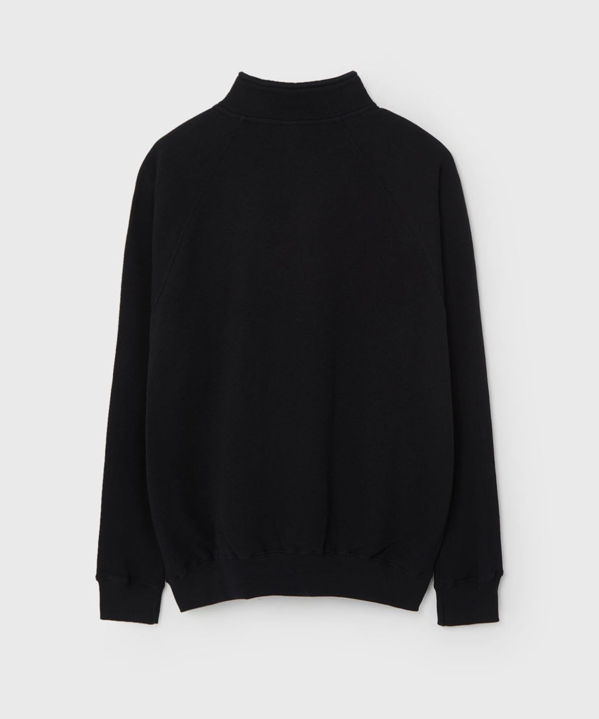 벌스데이수트(BIRTHDAYSUIT) SOFT HALF ZIP-UP (BLACK)
