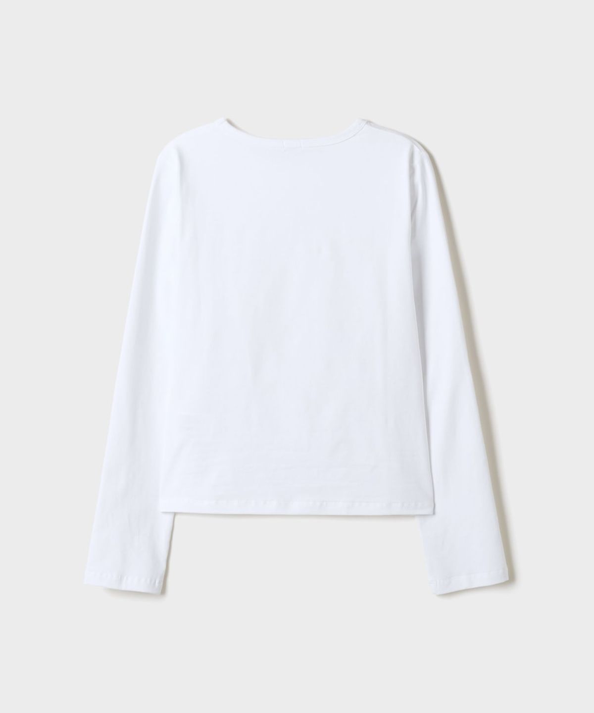 스파오(SPAO) [버터베어] 코튼스판 라운드넥 긴팔티(White)_SPLAG49U06