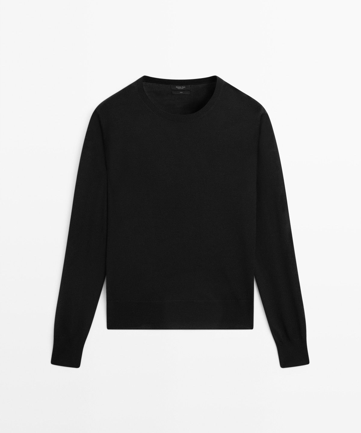 마시모두띠(MASSIMO DUTTI) 100% 울 라운드넥 니트 스웨터