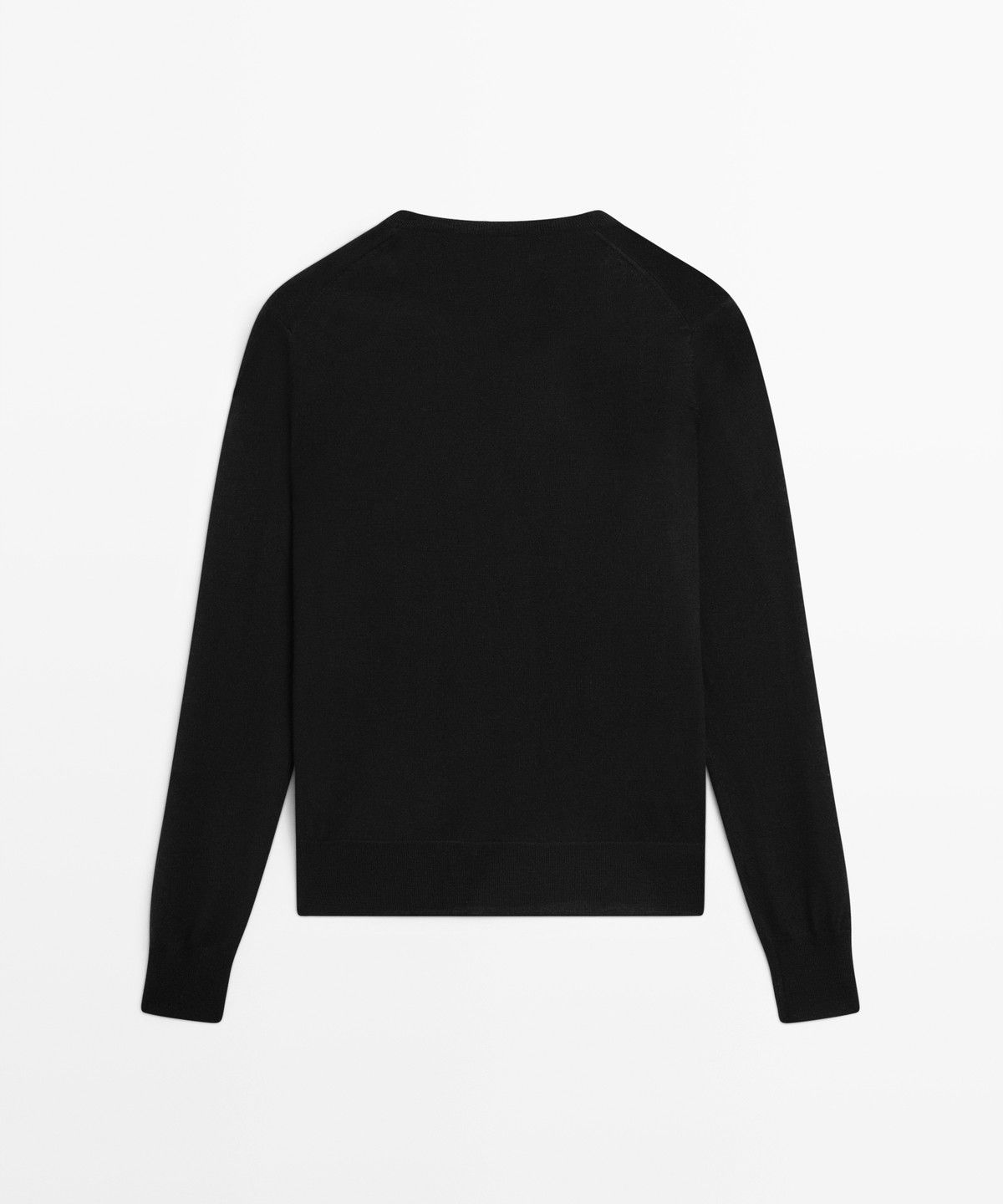 마시모두띠(MASSIMO DUTTI) 100% 울 라운드넥 니트 스웨터
