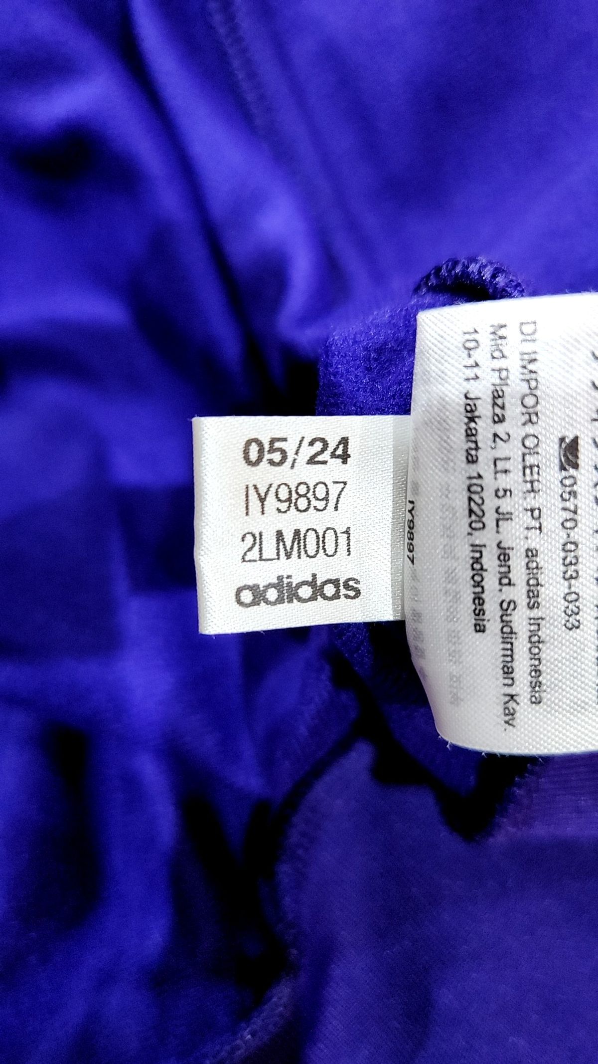 아디다스(ADIDAS) 파이어버드 트랙탑  - 퍼플 IY9897 M