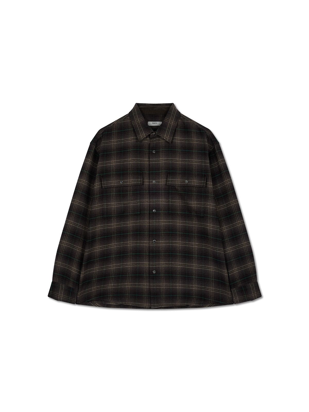 프로젝트엠(PROJECTM) 남 헤비플란넬 셔켓_EPG4WC1051