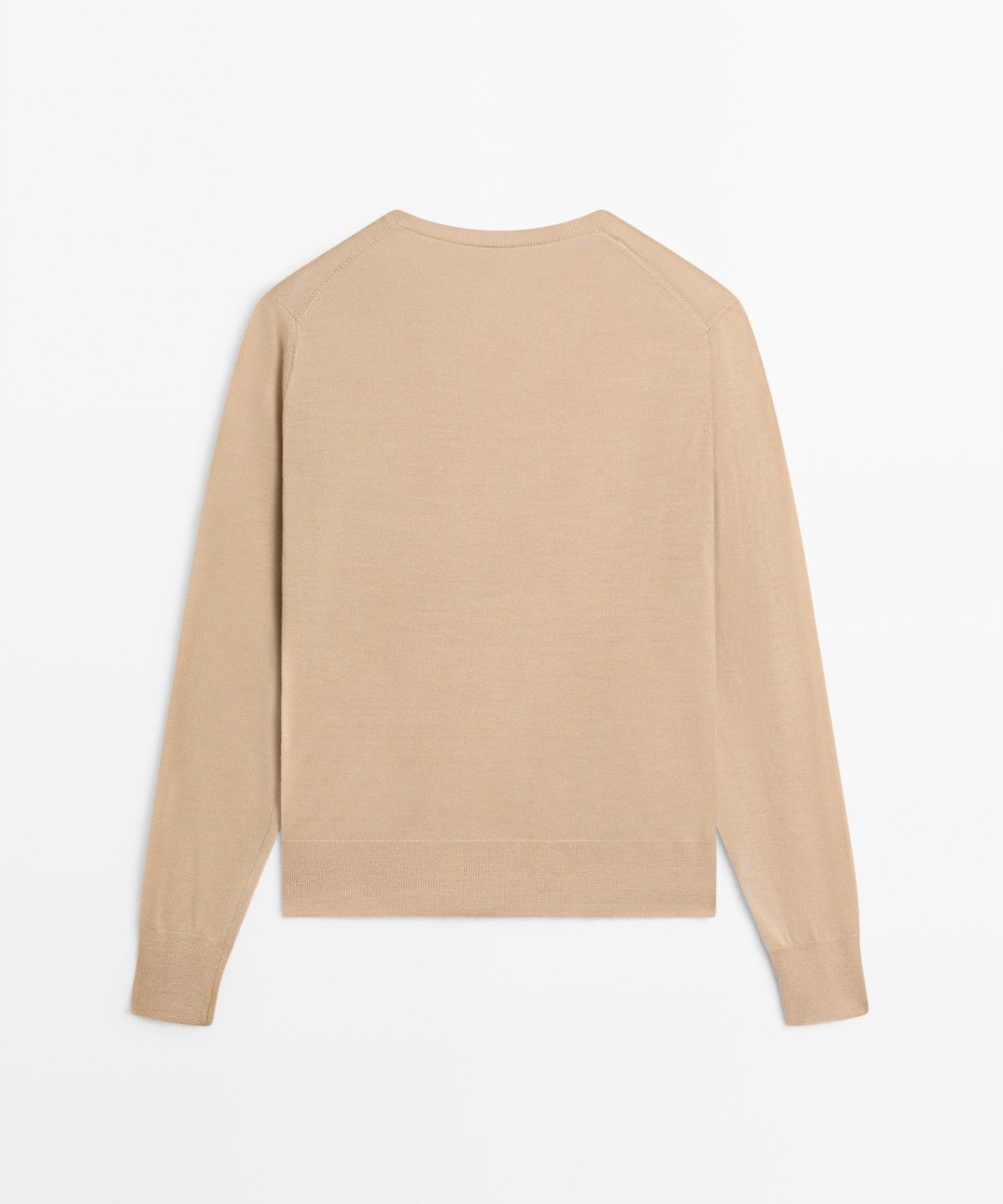 마시모두띠(MASSIMO DUTTI) 100% 울 라운드넥 니트 스웨터