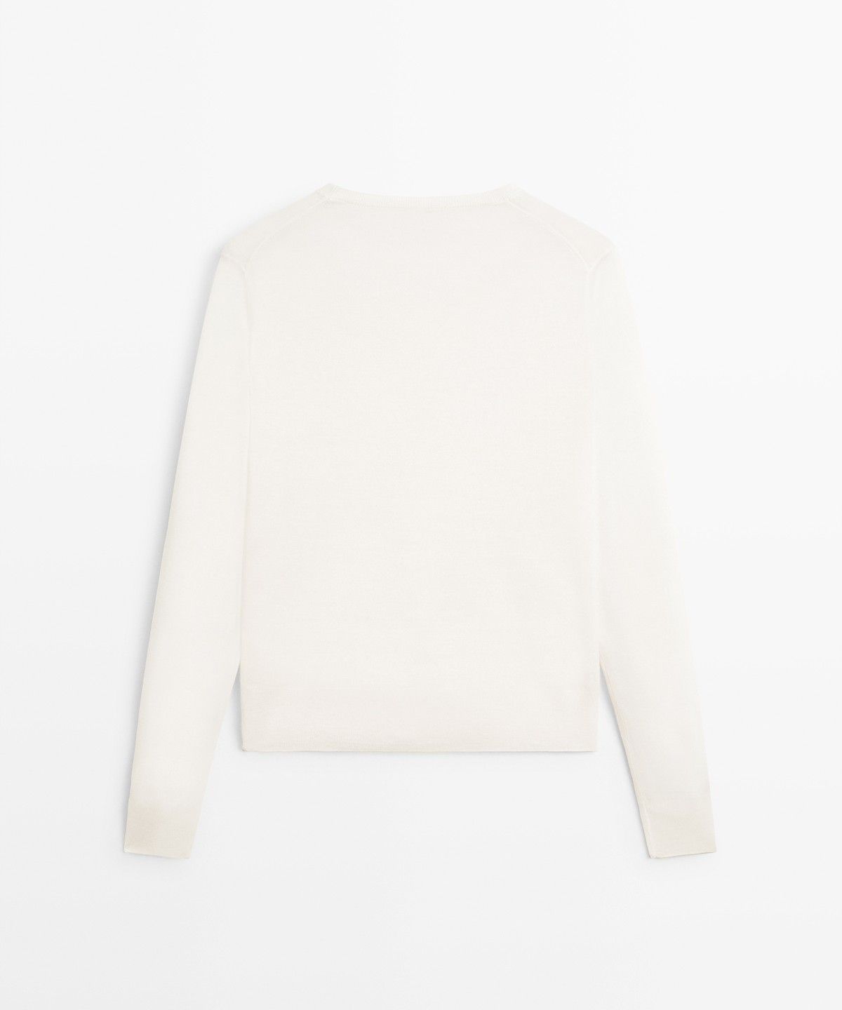 마시모두띠(MASSIMO DUTTI) 100% 울 라운드넥 니트 스웨터