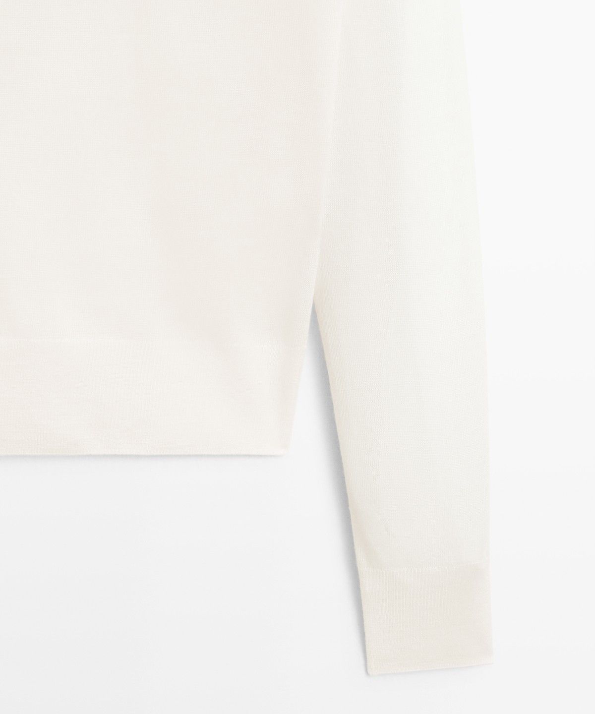 마시모두띠(MASSIMO DUTTI) 100% 울 라운드넥 니트 스웨터