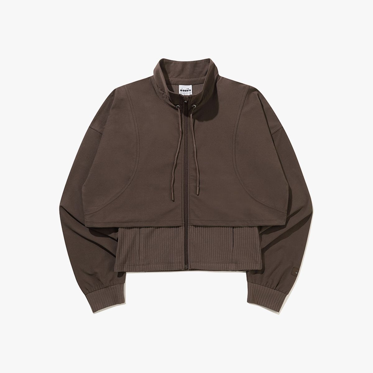 디아도라(diadora) 플로우 하이브리드 자켓 BROWN