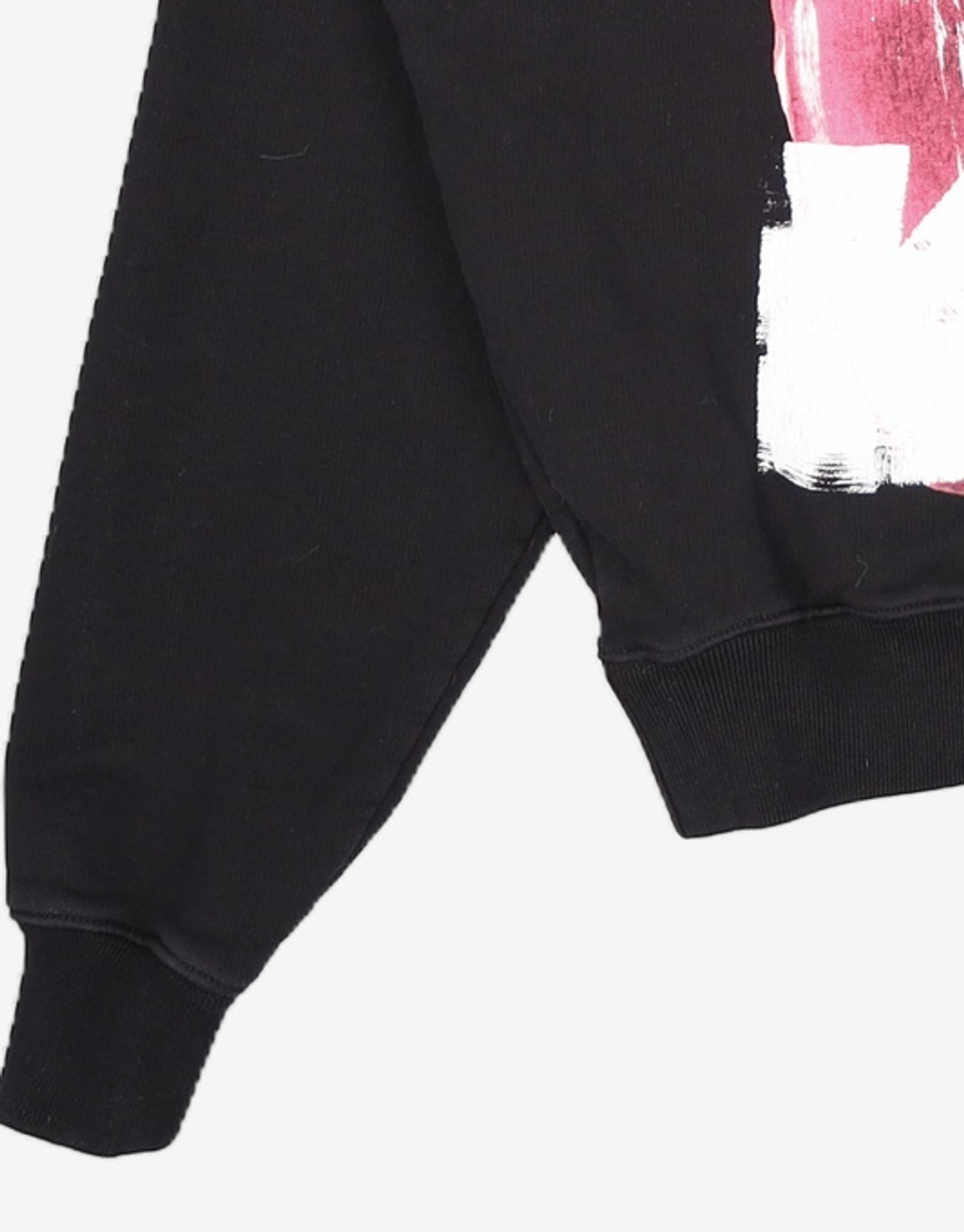 오프화이트(OFF-WHITE) 남성 아크릴 애로우 오버핏 후드 - 블랙 / OMBB037F21FLE0151032 M
