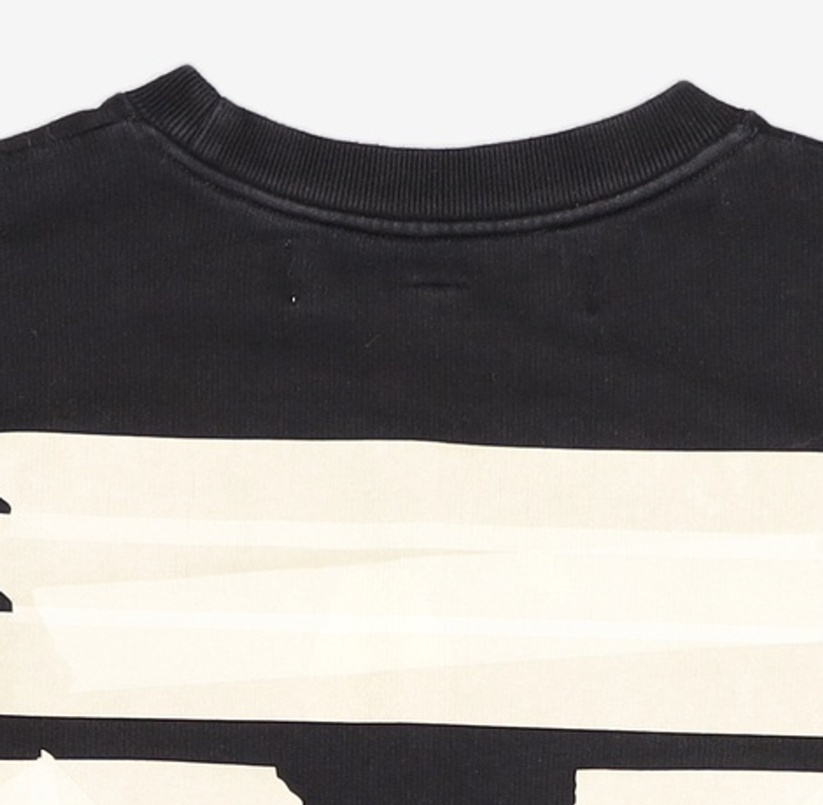 오프화이트(OFF-WHITE) 20SS 테이프 에로우 슬림 크루넥 맨투맨 M