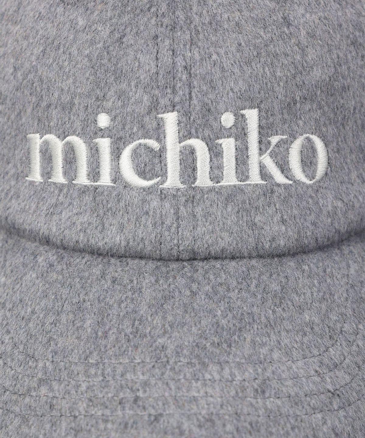 미치코런던 코시노(MICHIKO LONDON KOSHINO) 미치코 울 볼캡 멜란지 그레이