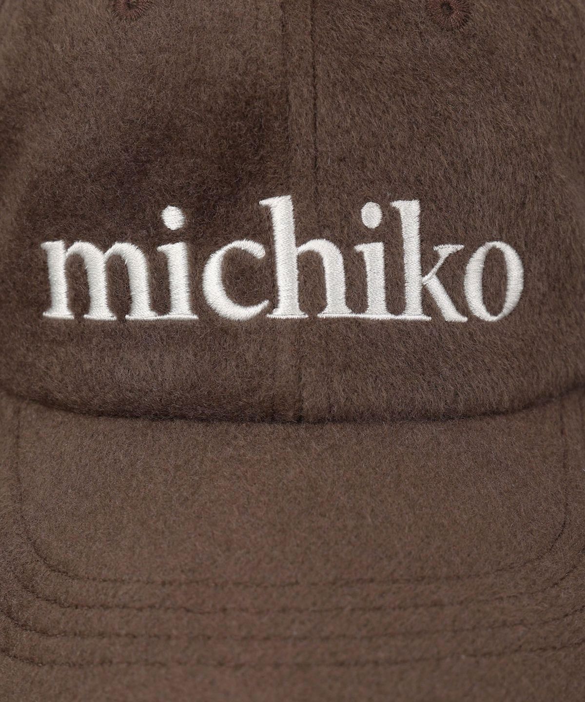 미치코런던 코시노(MICHIKO LONDON KOSHINO) 미치코 울 볼캡 모카 브라운