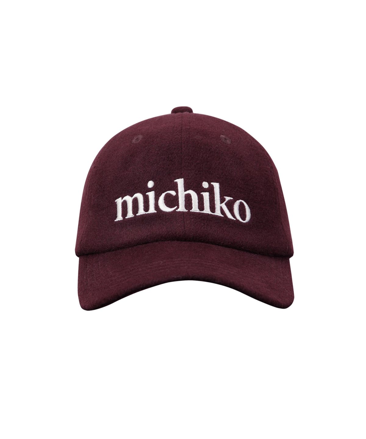 미치코런던 코시노(MICHIKO LONDON KOSHINO) 미치코 울 볼캡 플럼 와인